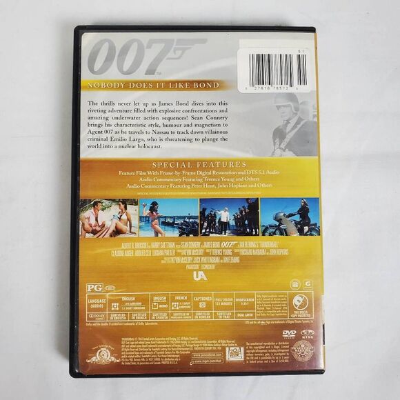 Thunderball (DVD, 1965, Sean Connery, 007 Edition) - Picture 3 of 3